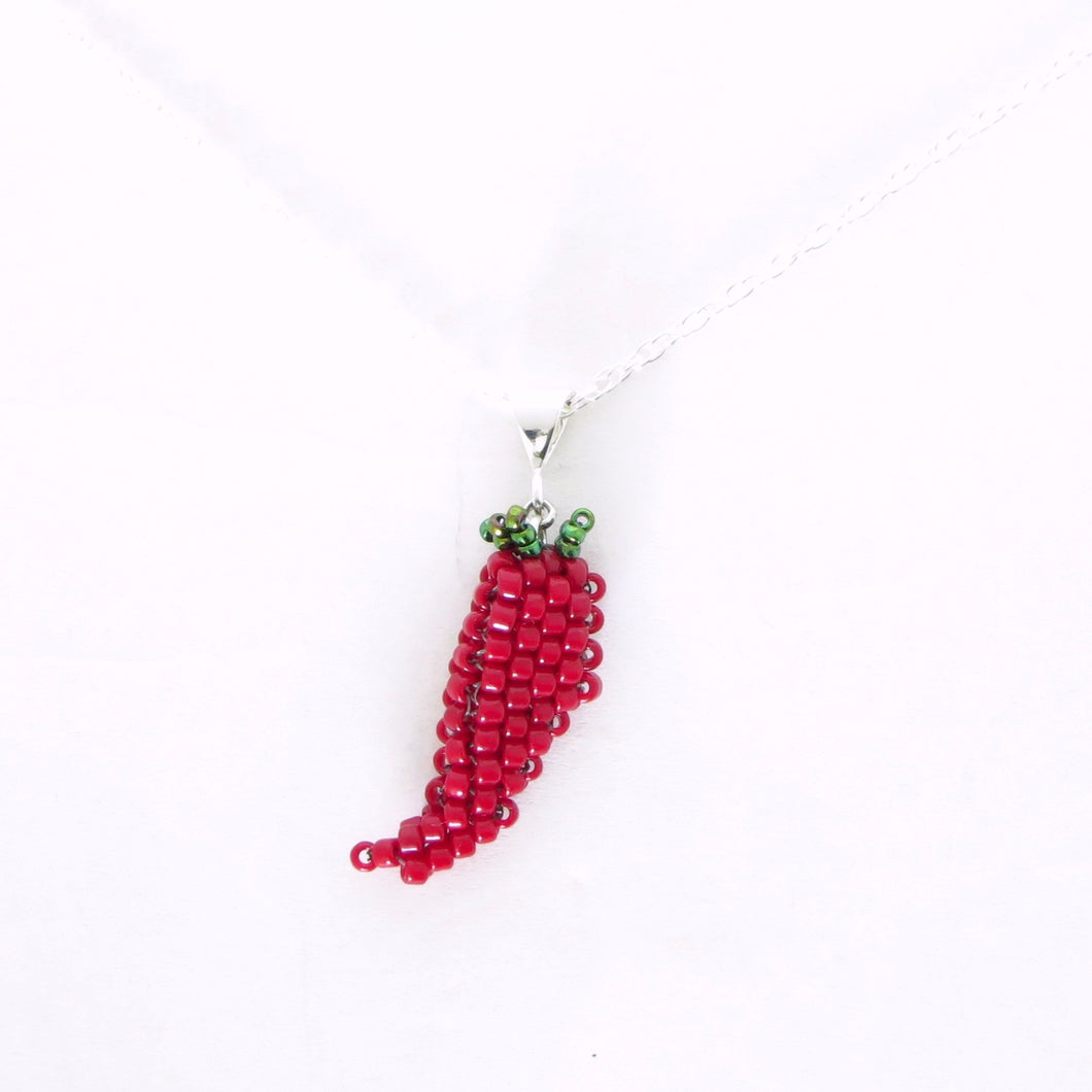 Spicy Pepper Earrings & Pendant