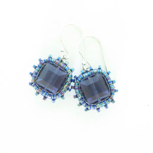 Crystal Cube Earrings