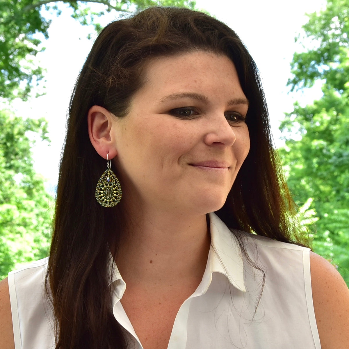 Celestial Teardrop Earrings