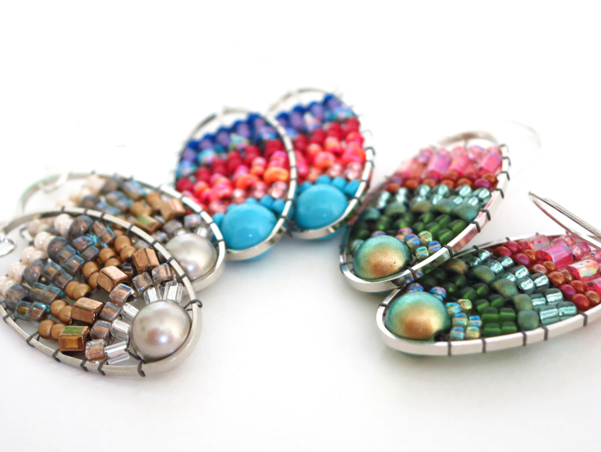 Rainbow Eclipse Earrings