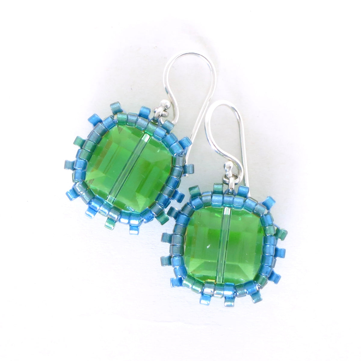 Crystal Cube Earrings