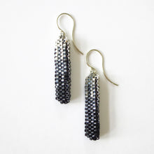 Load image into Gallery viewer, Beaded Column Earrings, Short and Long