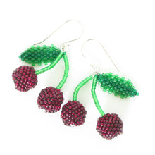 Load image into Gallery viewer, Double Cherry Earrings