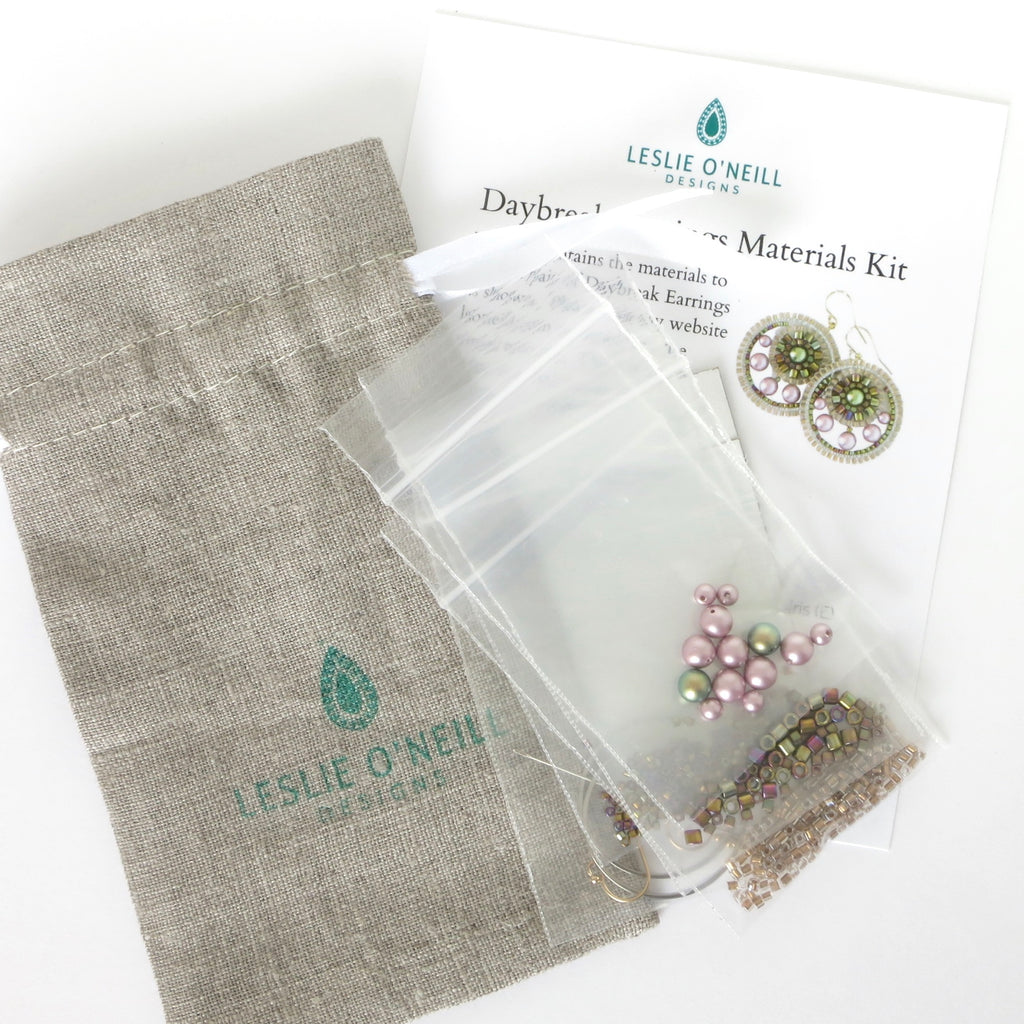 Materials Kit Only for Daybreak Earrings
