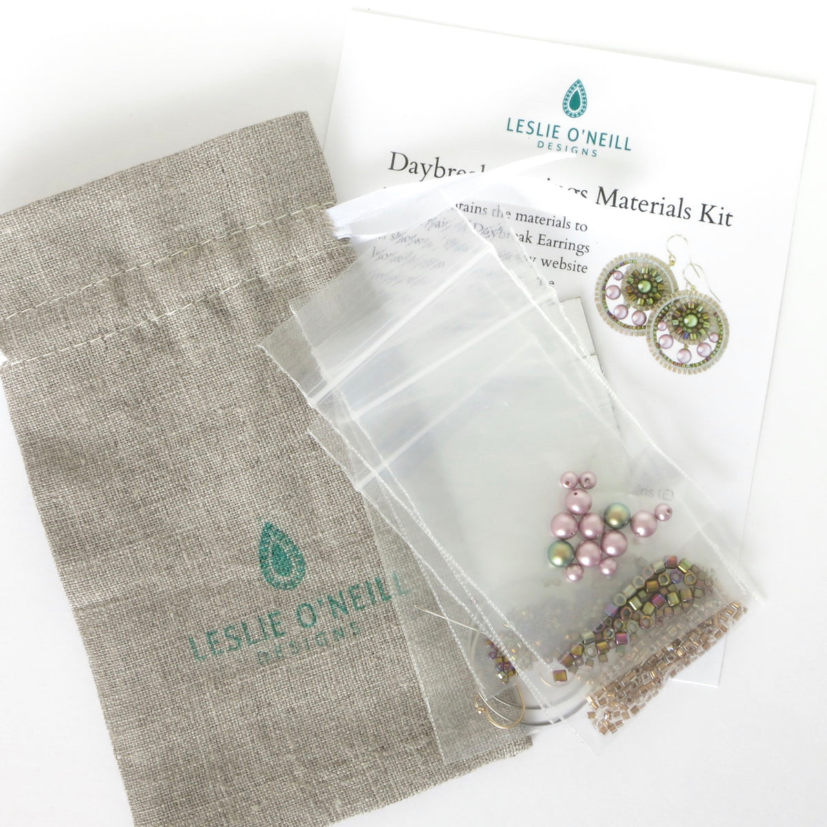 Materials Kit Only for Daybreak Earrings