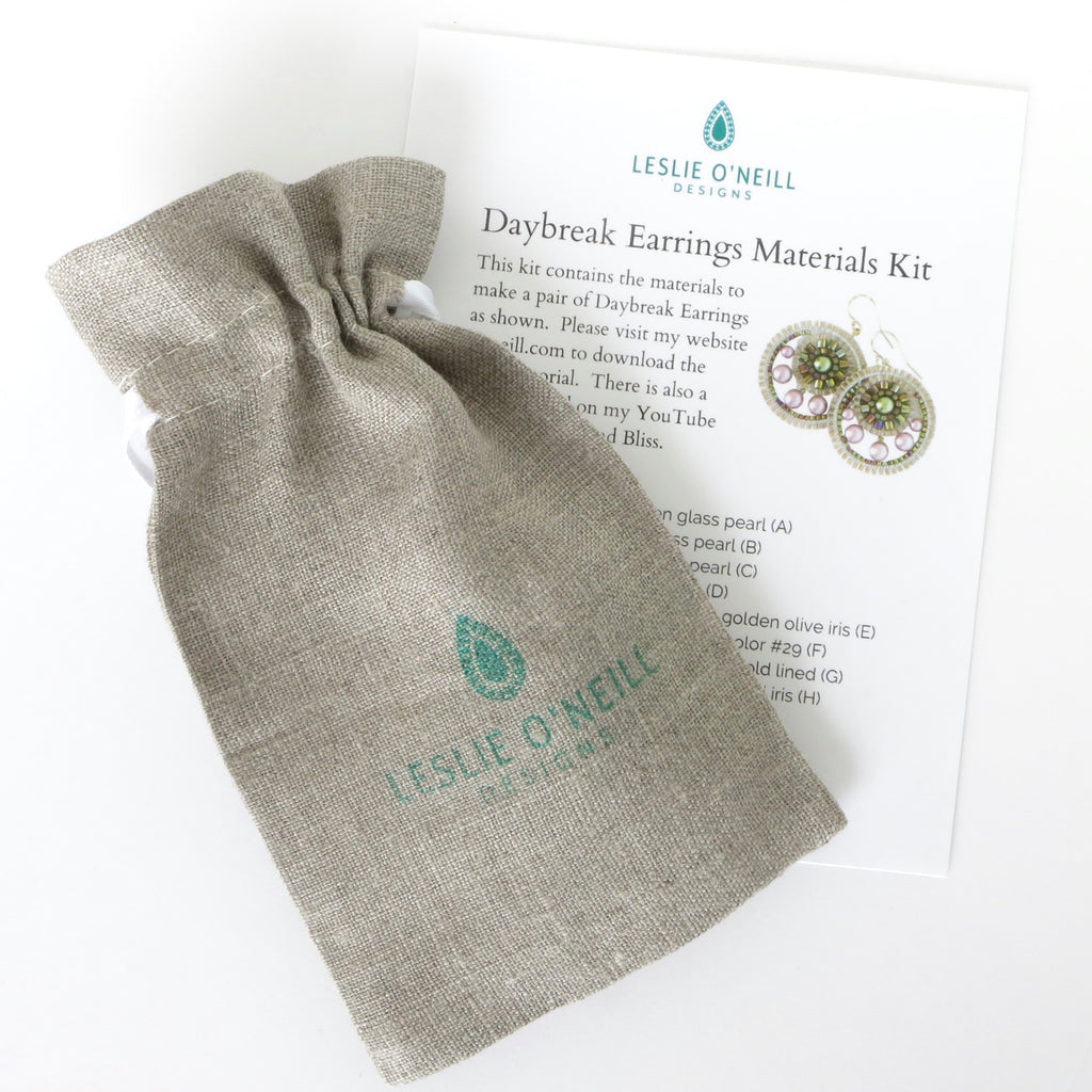 Materials Kit Only for Daybreak Earrings