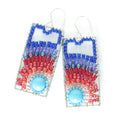 Sunrise Earrings with Pearl