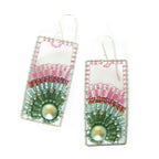 Sunrise Earrings with Pearl