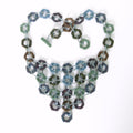 Hexagonal Links Bib Necklace