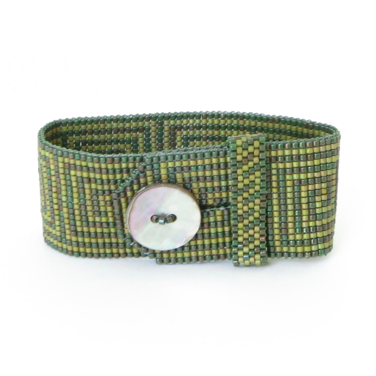 Meander Button Bracelet
