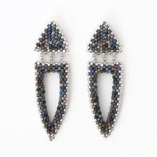 Load image into Gallery viewer, Double Drop Triangle Post Earrings