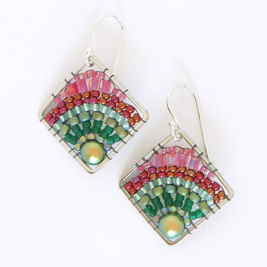 Diamond Rainbow Eclipse Earrings