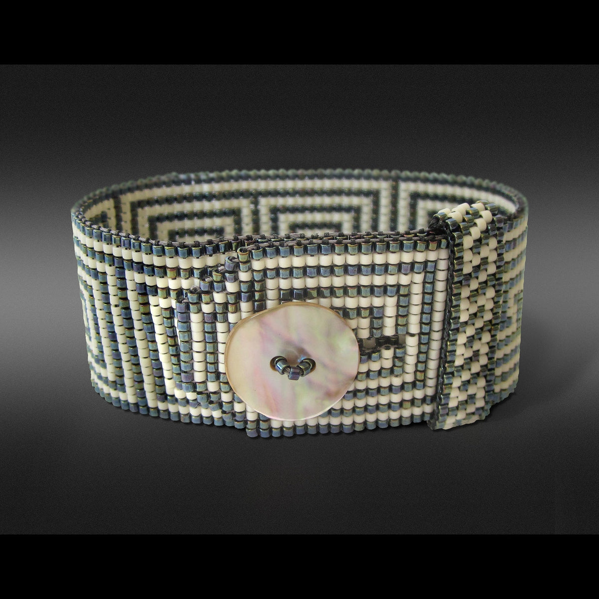 Meander Button Bracelet