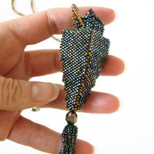 Amphora Amulet Bag, Metallic Rain